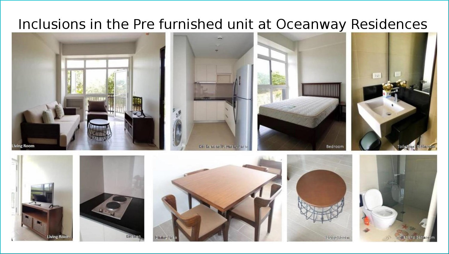Oceanway Residences Prefurnished Unit